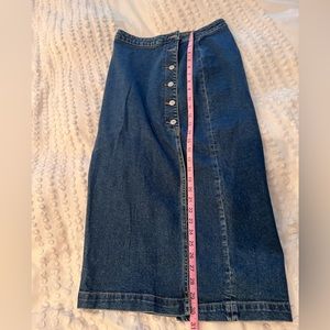 Free People Denim Skirt